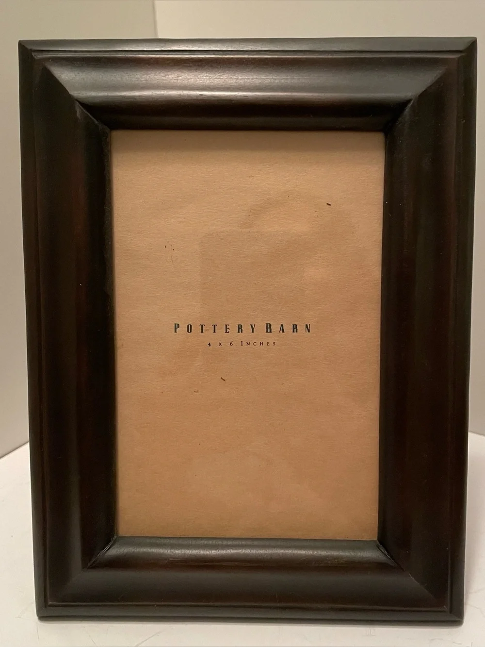 Vintage Pottery Barn Rubbed Bronze Metal Photo Frame 4x6 Vertical Or Horizontal